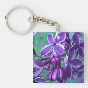 Lilac variety of colours keychain
