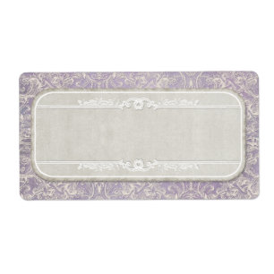 Lilac Vintage français Régence Lace Mariage dressé