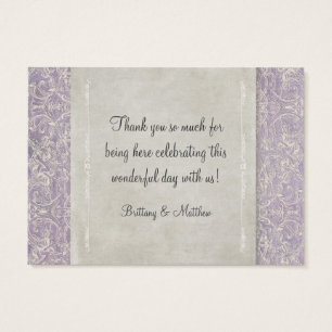 Lilac Vintage français Régence Lace Mariage dressé
