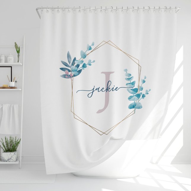Lilac Watercolor Eucalyptus Frame Monogram (Creator Uploaded)