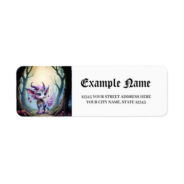 Lilac Whisper – Enchanted Forest Guardian.  (Front)