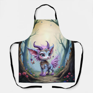 Lilac Whisper – Enchanted Forest Guardian.  Apron