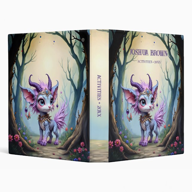 Lilac Whisper – Enchanted Forest Guardian. Binder (Background)
