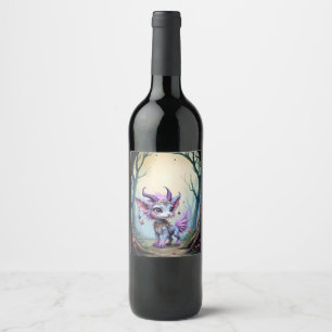 Lilac Whisper – Enchanted Forest Guardian. Wine Label