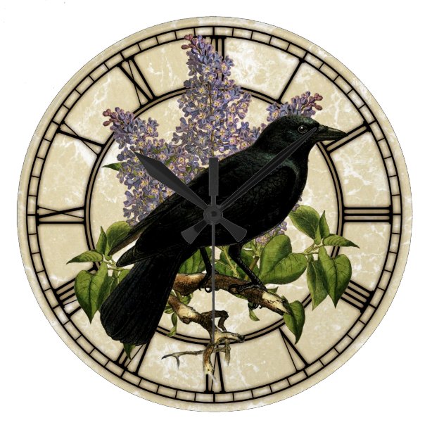 Crow Wall Clocks | Zazzle.ca