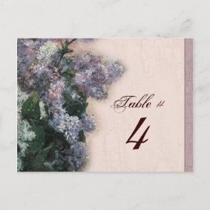 Lilacs impressionnistes - Carte Numéro de tableau