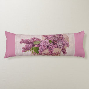 Lilacs In A Victorian Hat Box Body Pillow