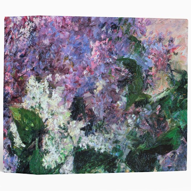 Lilacs in a Window, Mary Cassatt Binder (Front/Spine)