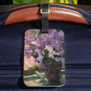Lilacs in a Window   Mary Cassatt Luggage Tag