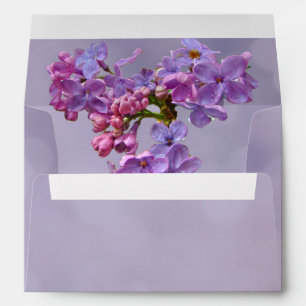 Lilacs in Springtime - Bridal Shower Invitation Envelopes