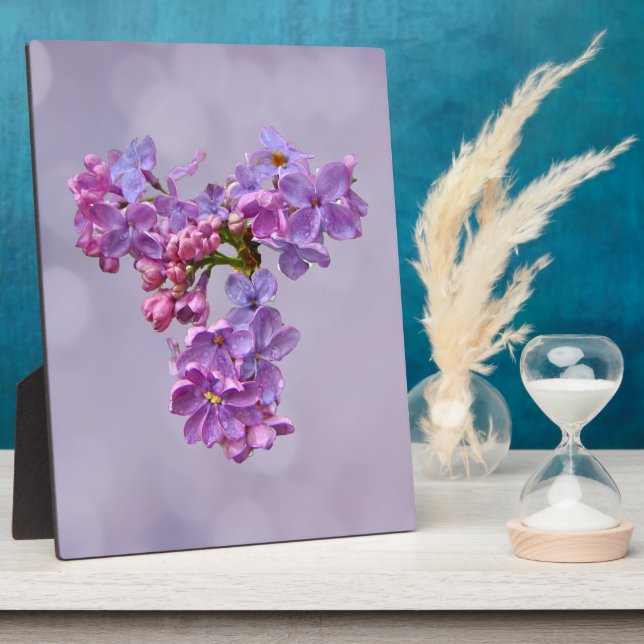 Lilacs in Springtime Plaque (Side)