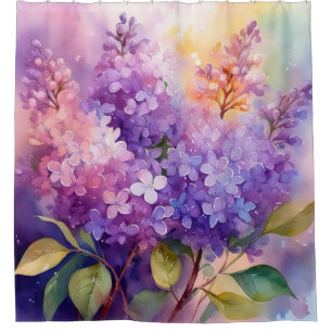 Lilacs in Watercolor
