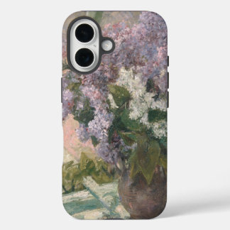 Lilacs in Window by Mary Cassatt American Painter iPhone 16 Case