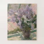 Lilacs in Window by Mary Cassatt American Painter Jigsaw Puzzle<br><div class="desc">Classic Masterpieces - Painting Series - Flowers - Lilacs in a Window (1879) by Mary Cassatt</div>