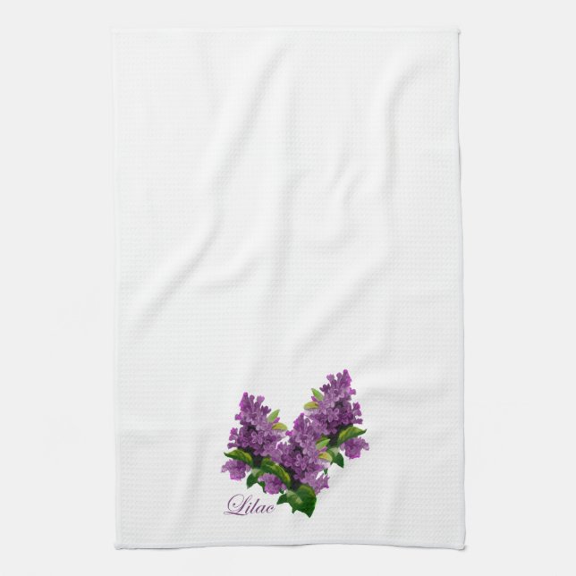 Lilacs Kitchen Towel (Vertical)
