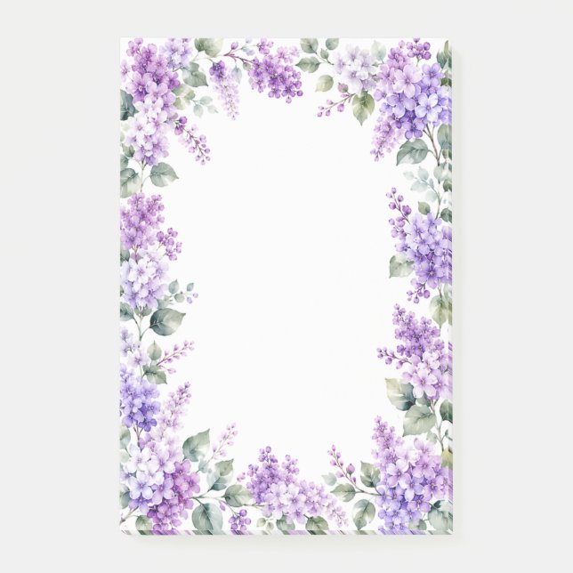 Lilacs Post-it Notes (Front)