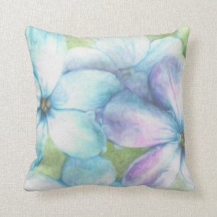 Lilacs Throw Pillow