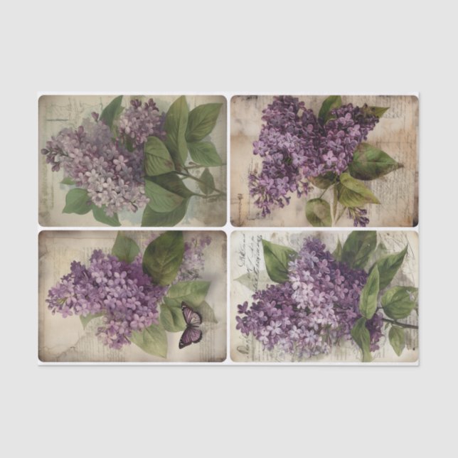 Lilacs Tissue Paper (Front)
