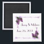 Lilacs Wedding Favour Magnet<br><div class="desc">This Lilacs Wedding Favour Magnet is great for Spring , Summer or Lilac Themed Weddings.</div>