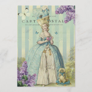 Lilas au printemps invitation