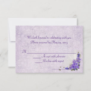 Lilas de mariage RSVP