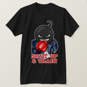 LilBomb ferme et forme T-shirt noir