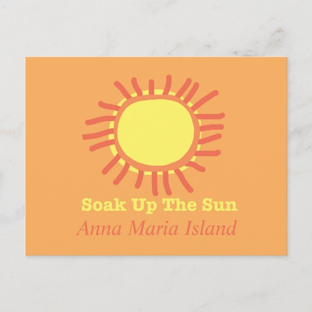 L'île Anna Maria S'imprégner des cartes postales S (Devant)