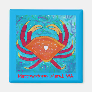 L'île de Marrowstone, WA Magnet