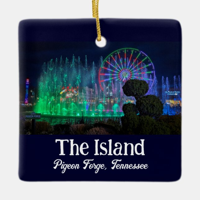 L'île de Pigeon Forge, Ornement du Tennessee (Devant)
