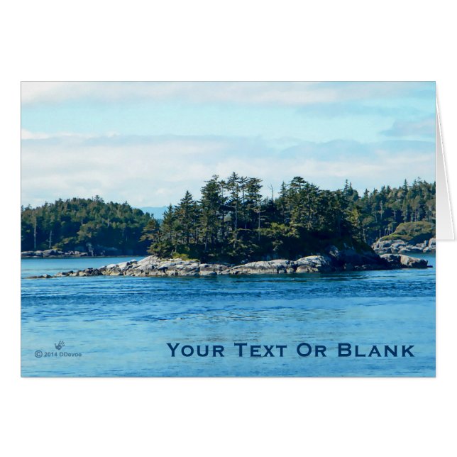 L'île de Salish (Devant horizontal)