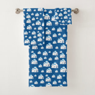 L'île grecque Santorin Blue Dome