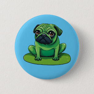 Lili Pug 2 Inch Round Button