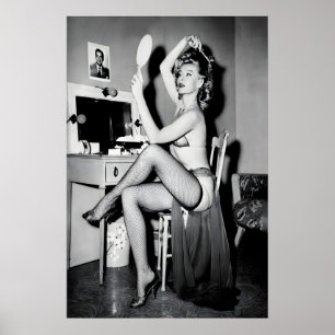 Lili St. Cyr Vintage Photo Print, Old Hollywood Poster