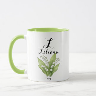 Liliana – Lily of the Valley, May’s Elegant Bloom  Mug