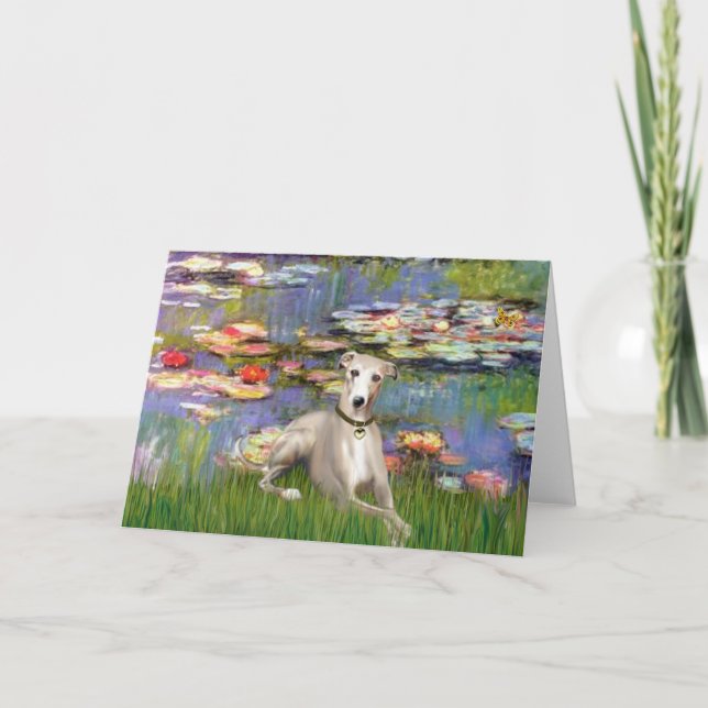Lilies 2 - Whippet #2 Card (Front)