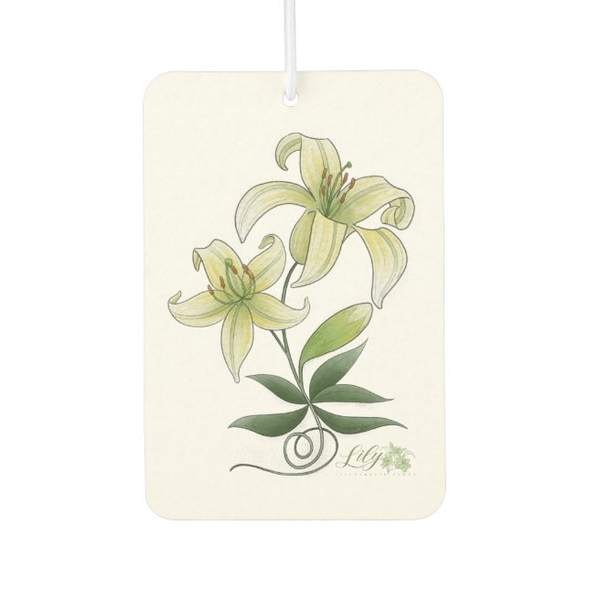 Lilies Air Freshener (Front)