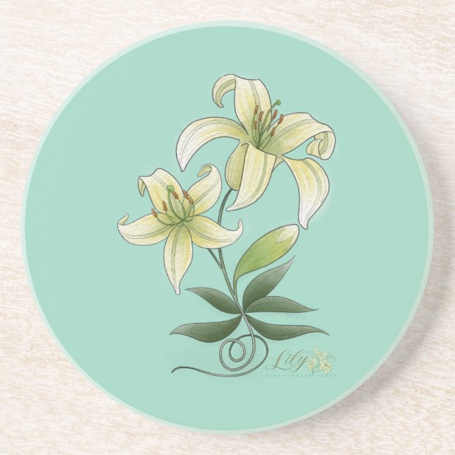 Lilies Coaster (Front)