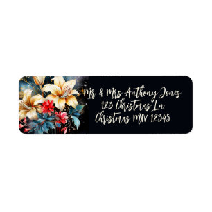 Lilies Floral Christmas