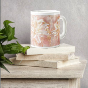 Lilies In Pink Fantasy Large Coffee Mug