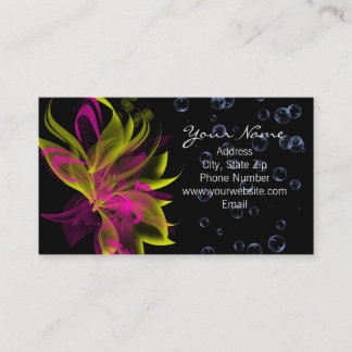 Lilies N' Bubbles Business Card