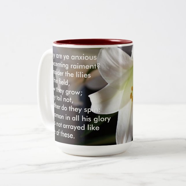 Lilies of the Field - Mug (Front Left)