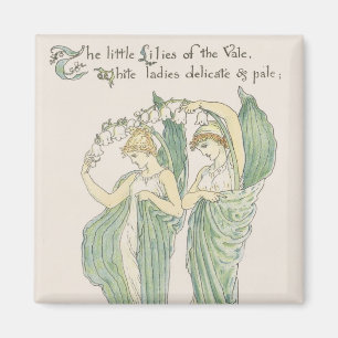 Lilies of the Vale, from Flora's Feast, 1901 (colo Magnet