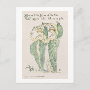 Lilies of the Vale, from Flora's Feast, 1901 (colo Postcard