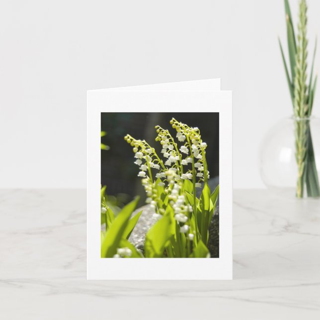 Lilies of the Valley from my garden.... Card (Front)