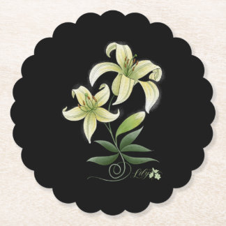 Lilies Paper Coaster