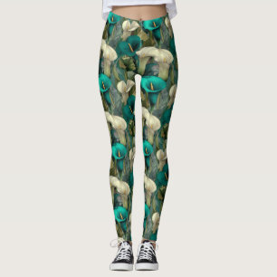 lilies Yoga Calla lilies Inspired Womens Wear Leggings