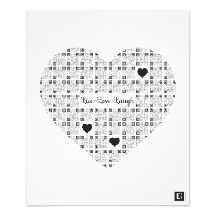 Lil'Inspirations #20 - Live, Laugh, Love Photo Print
