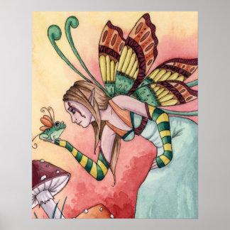 Lilith - Frog Fairy Poster