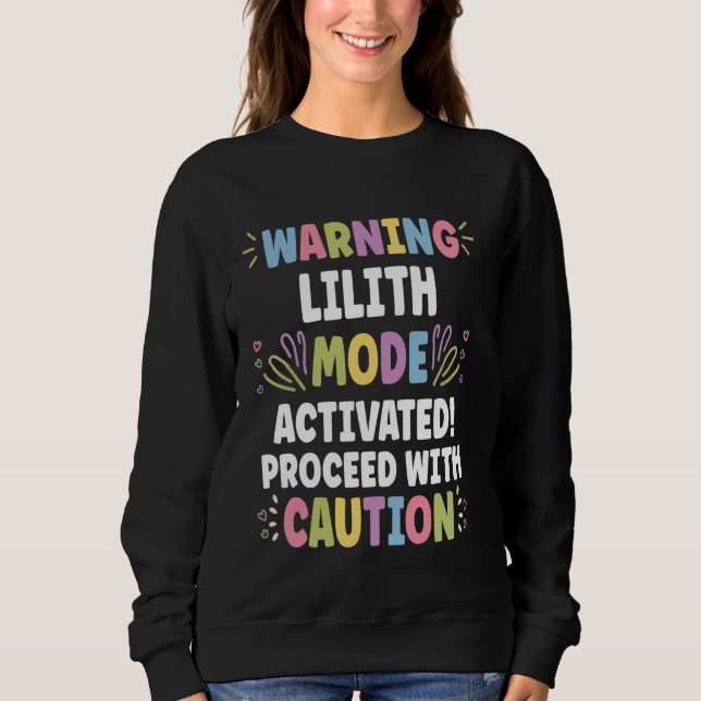 LILITH Personalized Name Funny Cute Custom LILITH  Sweatshirt (Front)
