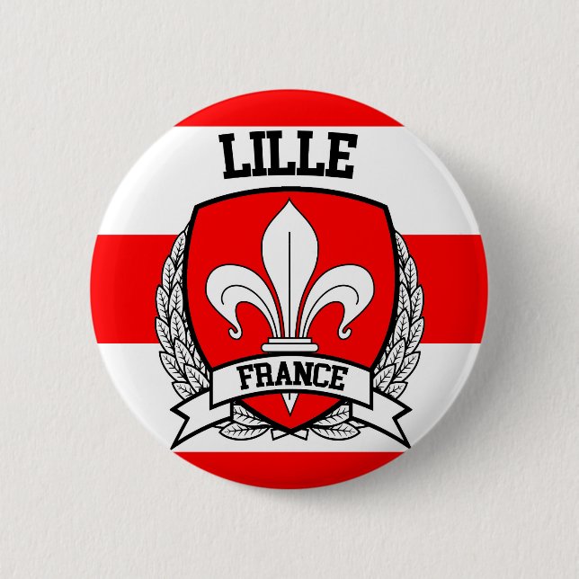 Lille 2 Inch Round Button (Front)